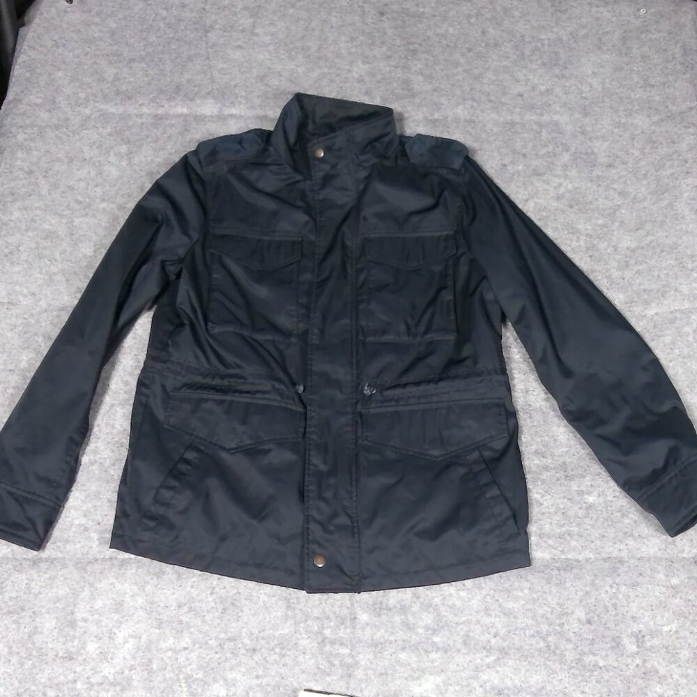 Lucky Brand Type L-54C Field Jacket Men Medium Navy Blue Military M65 Style Coat